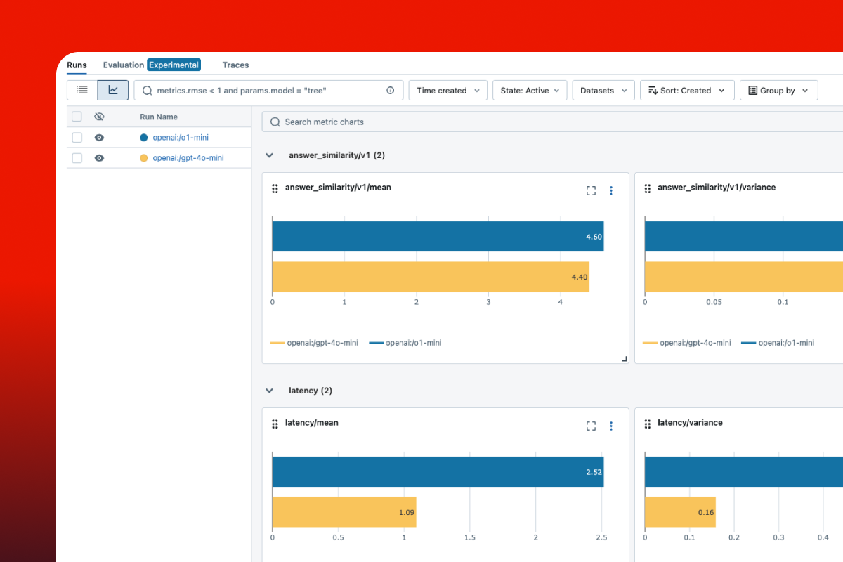 MLflow prompt registry screenshot