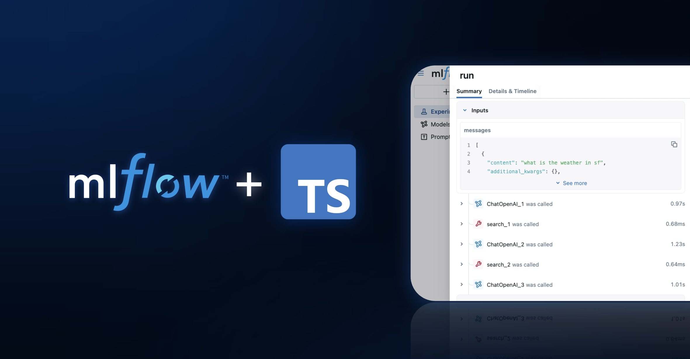 MLflow Meets TypeScript: Debug and Monitor Full-Stack AI Applications with MLflow